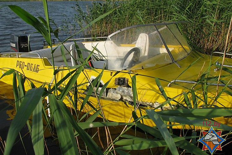 Cтолкновение гидроцикла и лодки в Рогачевском районе