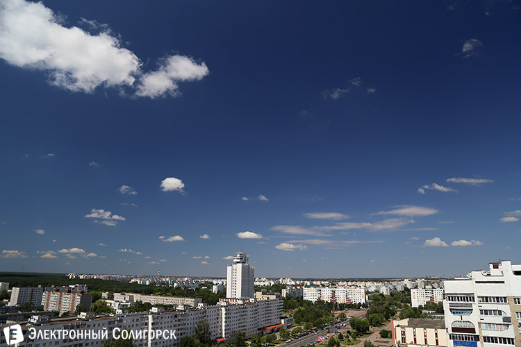 вид на Солигорск с крыш