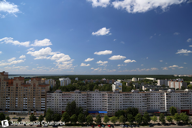 вид на Солигорск с крыш