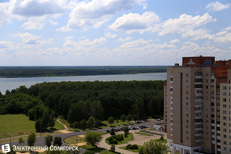 вид на Солигорск с крыш