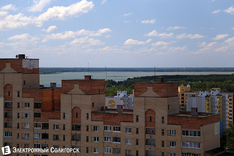 вид на Солигорск с крыш