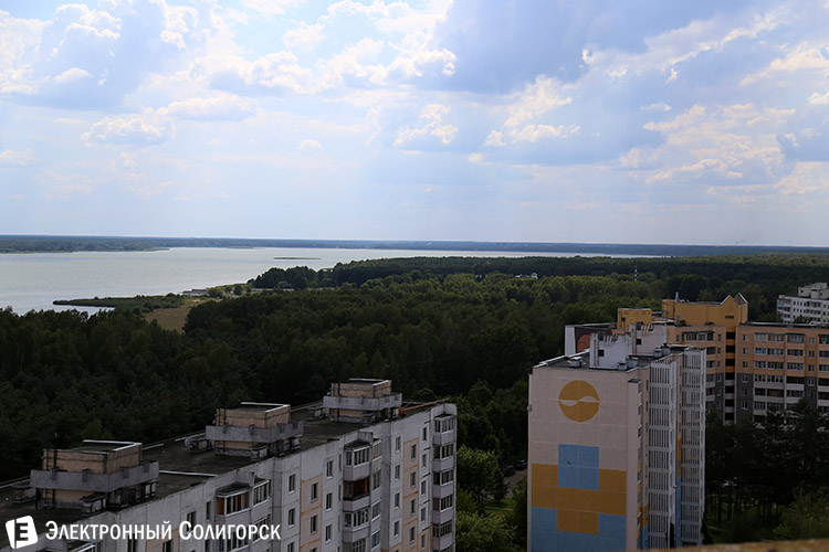 вид на Солигорск с крыш