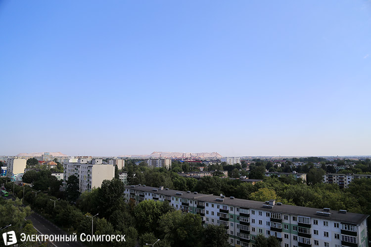 вид на Солигорск с крыш