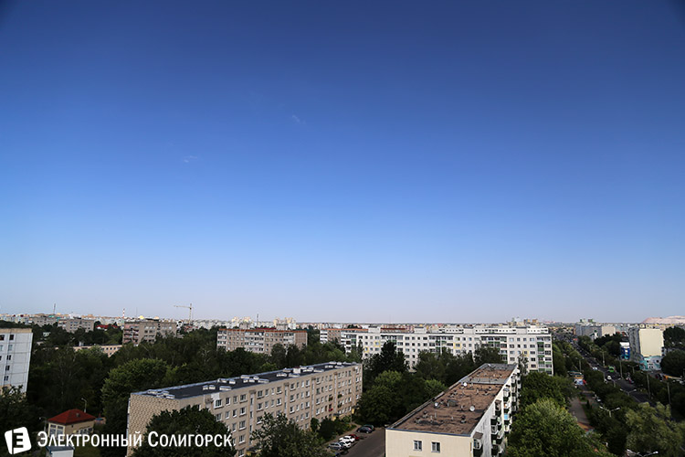 вид на Солигорск с крыш