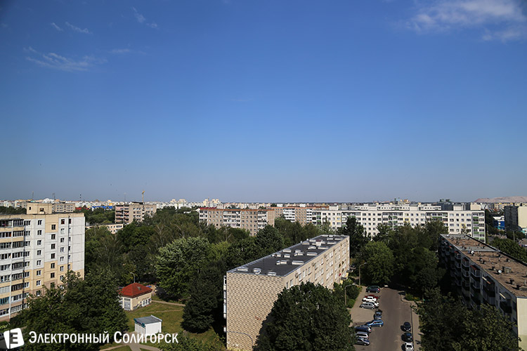 вид на Солигорск с крыш