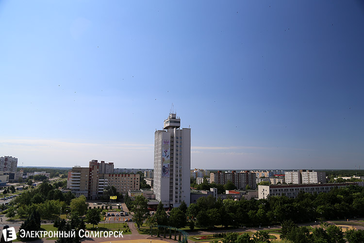 вид на Солигорск с крыш