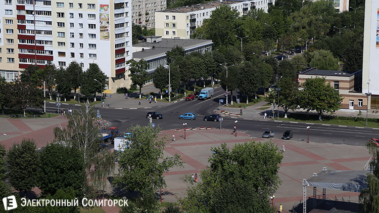 вид на Солигорск с крыш