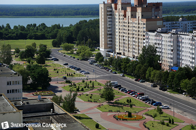 вид на Солигорск с крыш