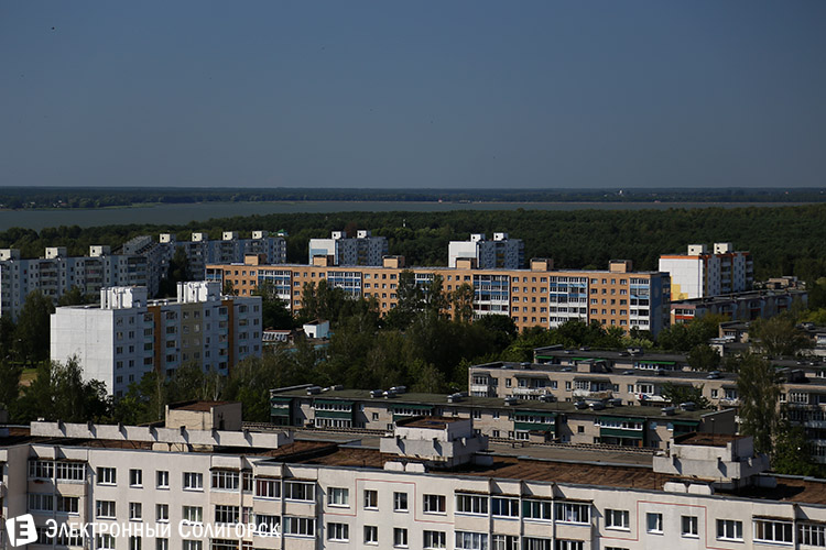 вид на Солигорск с крыш