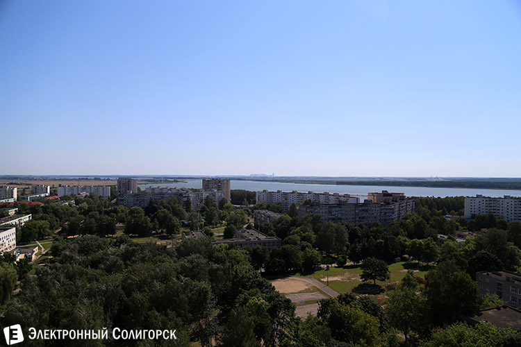 вид на Солигорск с крыш