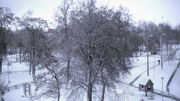 зима в Солигорске