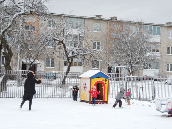 зима в Солигорске