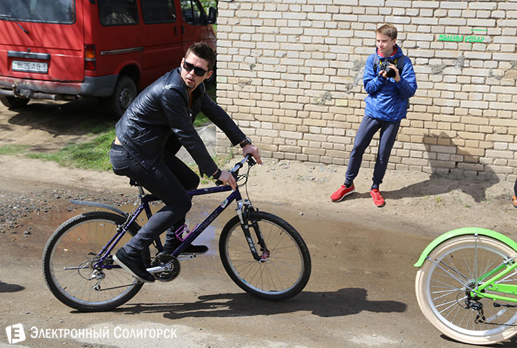Открытие веломастерской Зялены Ровар в Солигорске