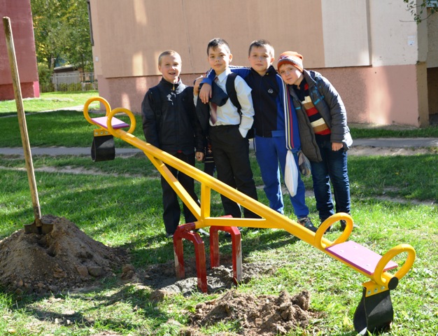 солигорк, детская площадка