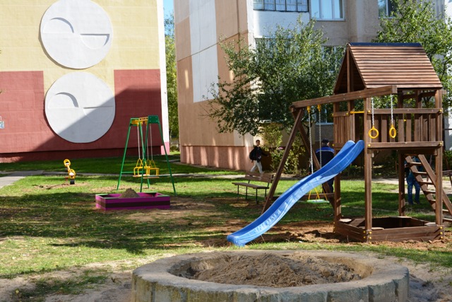 солигорк, детская площадка