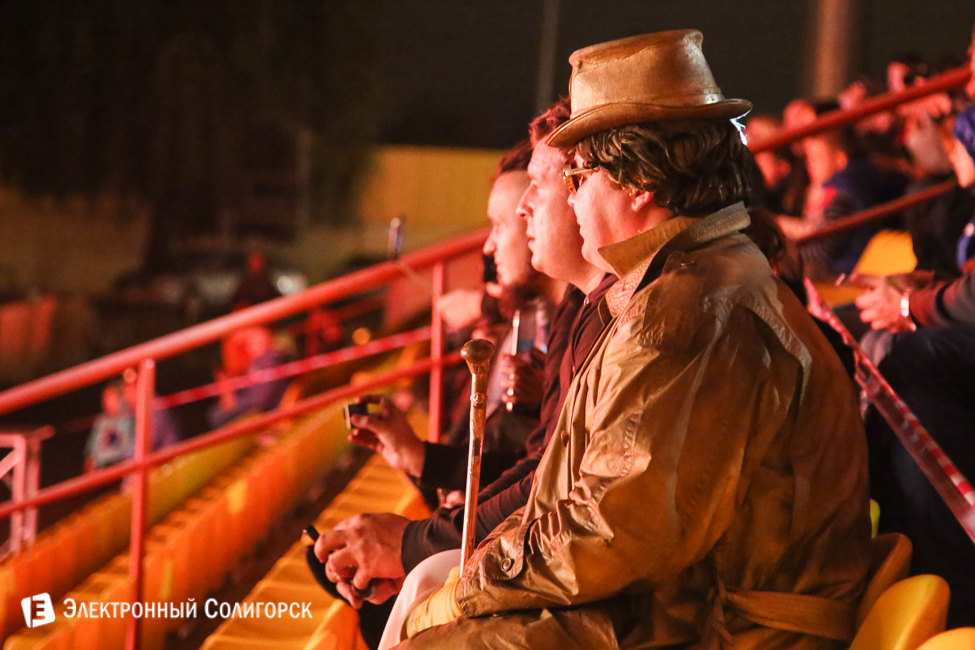 шоу огня в Солигорске