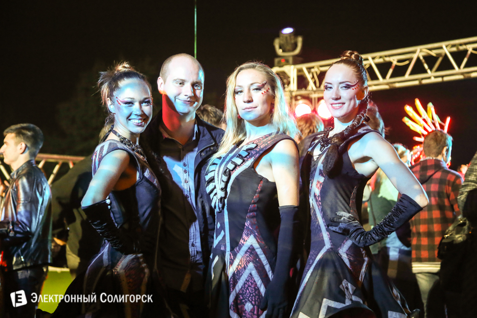 шоу огня в Солигорске