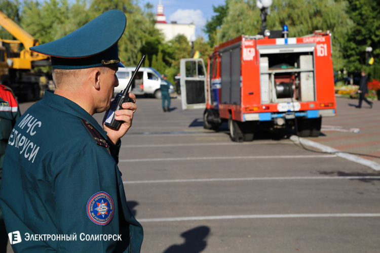 Учения МЧС Солигорск