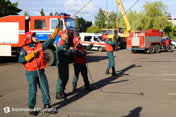 Учения МЧС Солигорск