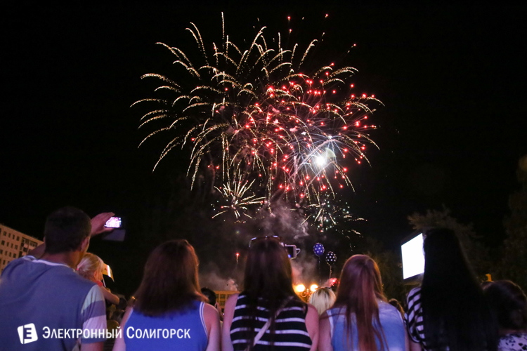 Салют в Солигорске