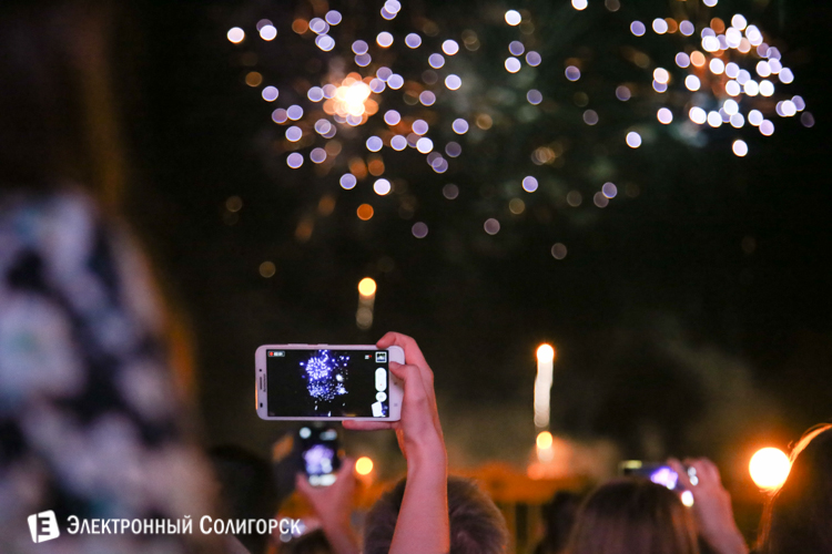 Салют в Солигорске