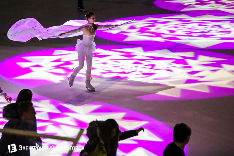 Ледовая дискотека в Солигорске