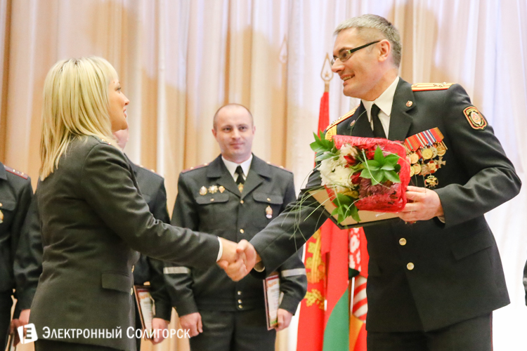 Награждение в Солигорском РОВД
