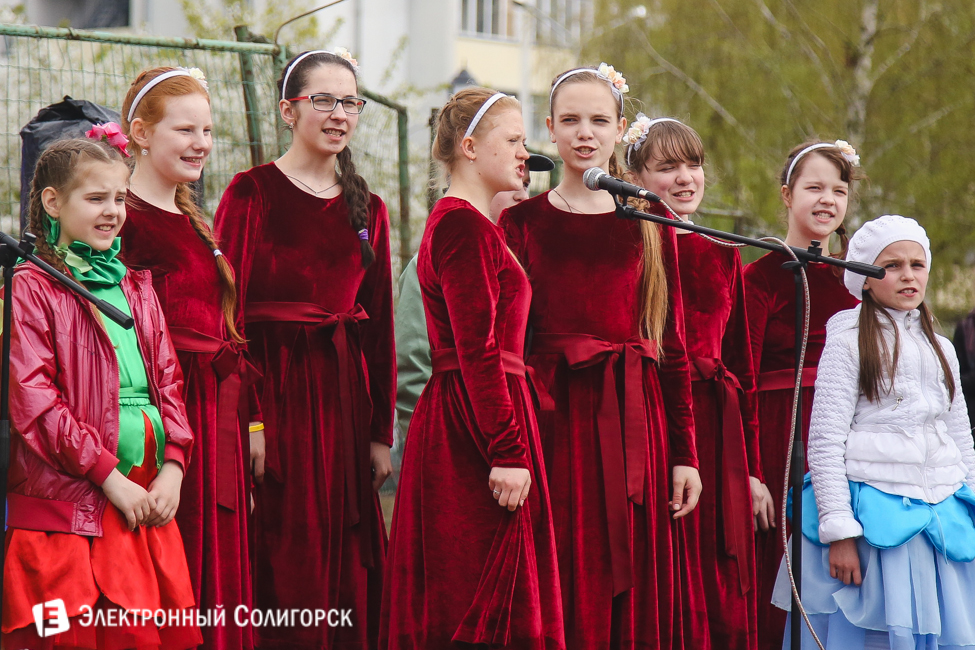 Празднование Пасхи в Солигорске