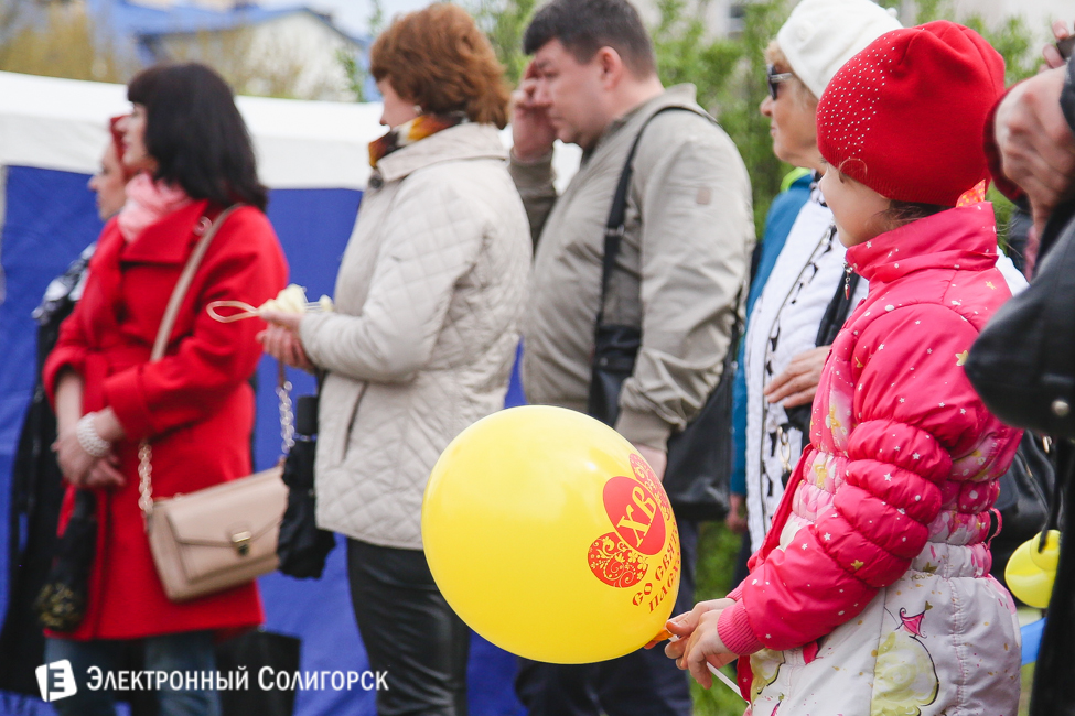 Празднование Пасхи в Солигорске