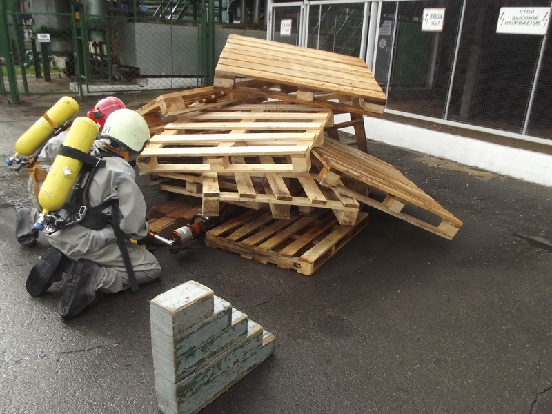 Учения на солигорском молокозаводе