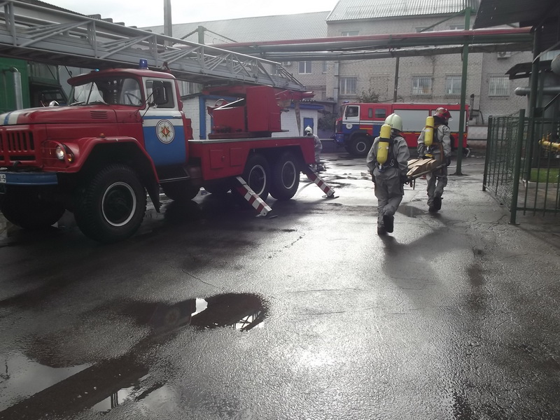 Учения на солигорском молокозаводе