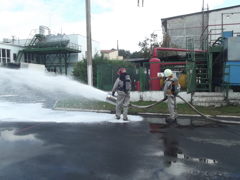 Учения на солигорском молокозаводе