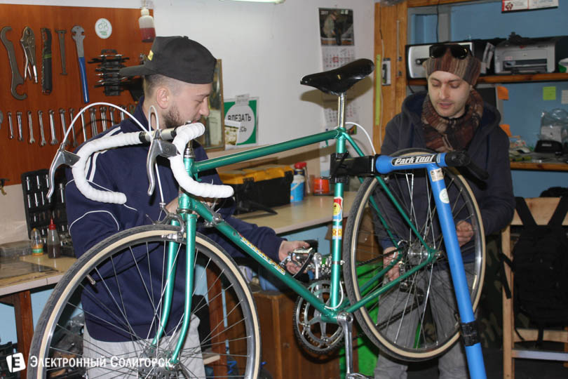 веломастерская солигорск, зеленый ровар
