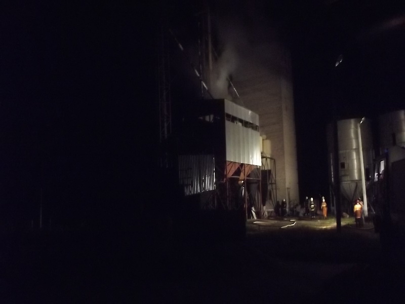 загорание зерносушилки д.Челонец Солигорск