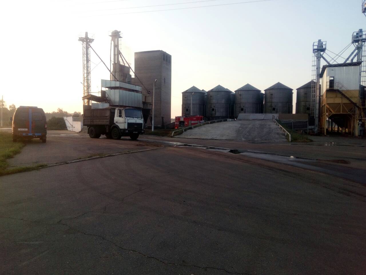 загорание зерносушилки д.Челонец Солигорск