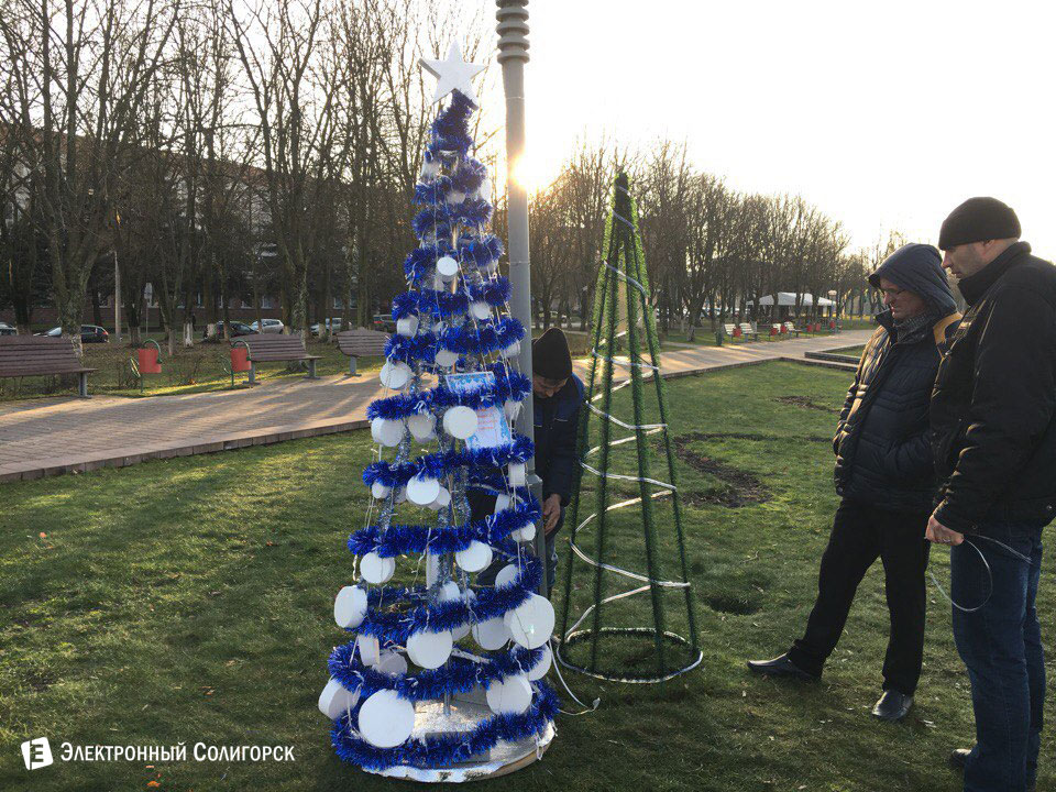 конкурс ёлок Солигорск