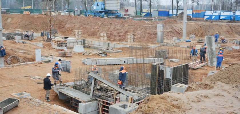 строительство новой поликлиники Солигорск