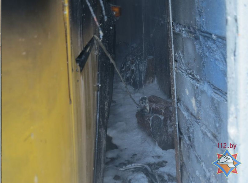 возгорание школьного автобуса Любань