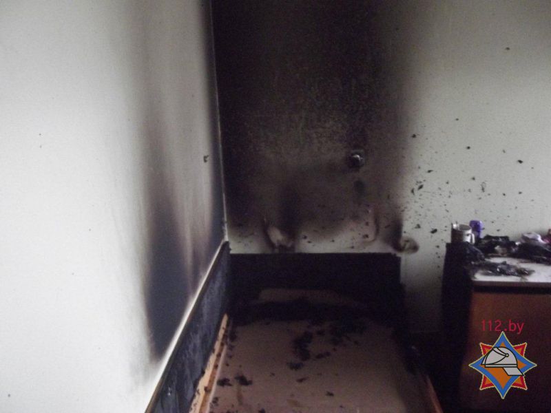 пожар в больнице спелеолечения Солигорск