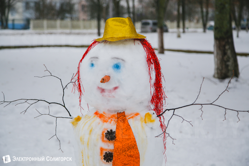 Солигорск снеговики