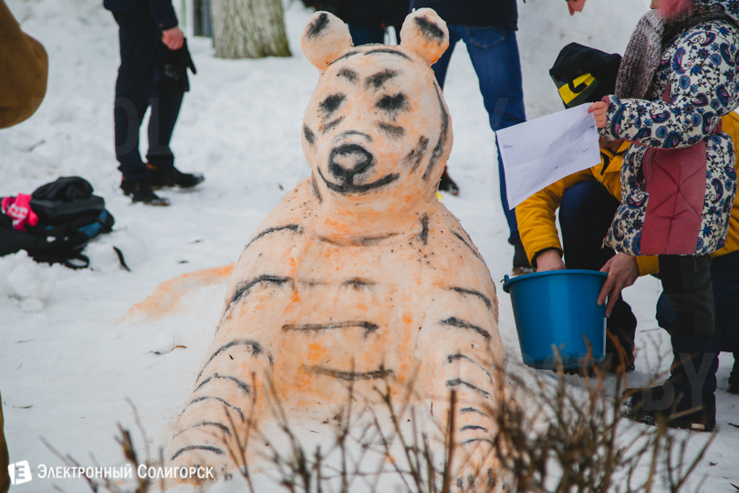 Солигорск снеговики