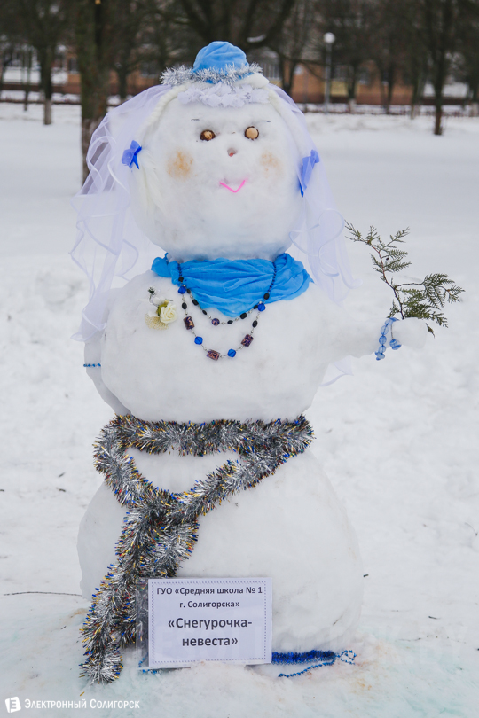 Солигорск снеговики