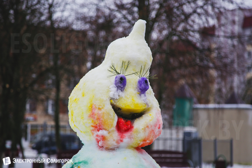 Солигорск снеговики