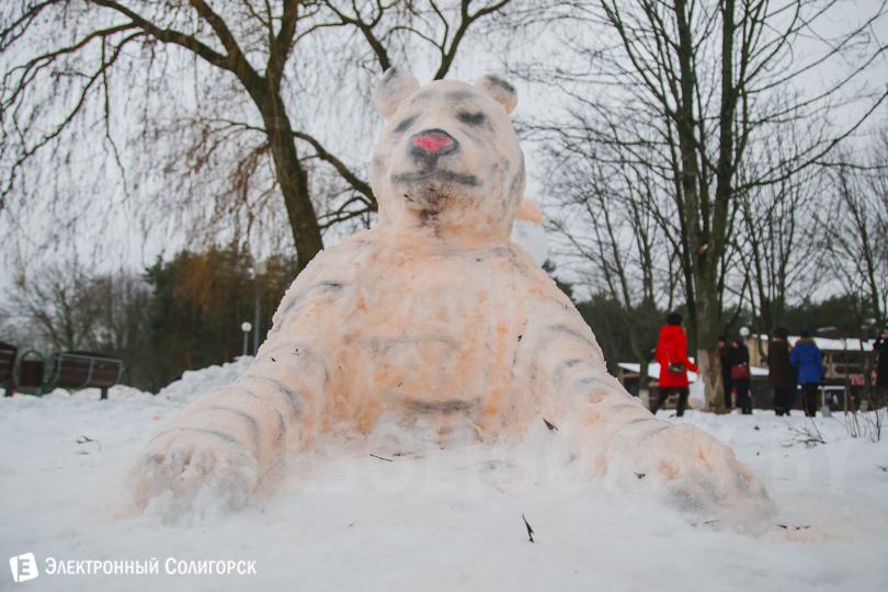 Солигорск снеговики