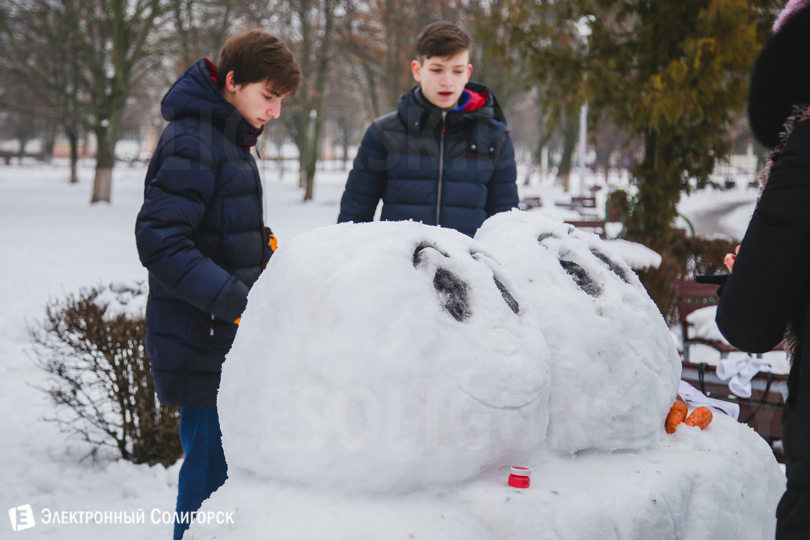 Солигорск снеговики