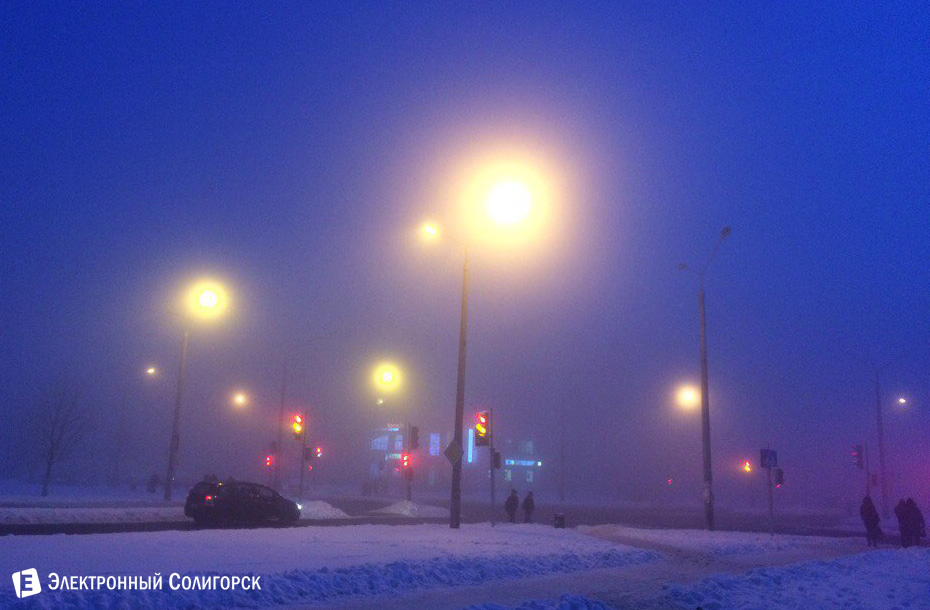 Солигорск зимний вечер