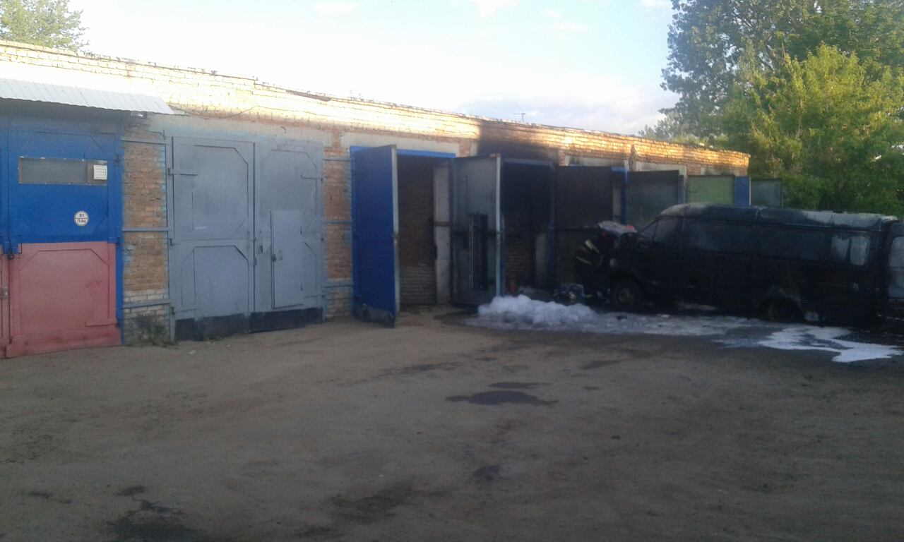 загорание авто в солигорске