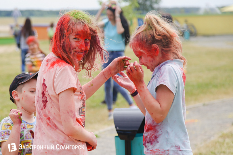 фестиваль красок Солигорск