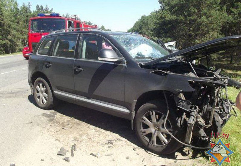 авария на развилке дорог Старобин Солигорск