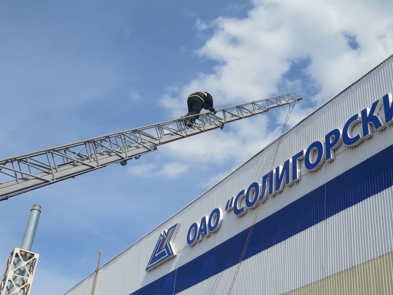 учения ГРОЧС на ДСК Солигорск